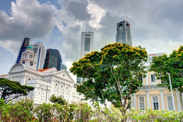 Singapore March 2019 Gardens Bay Dusk — Stockfoto