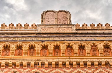 Timisoara, Romania - August 2022 : Historical center in cloudy weather, HDR Image