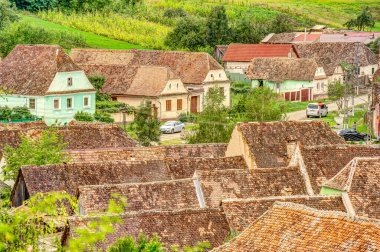 Biertan village beautiful view, Transylvania, Romania