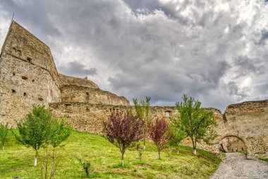 Rupea beautiful view, Braov County in Transylvania, Romania 
