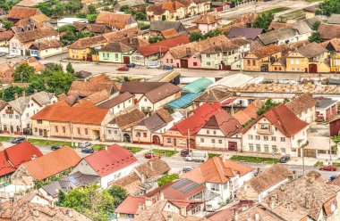 Rupea beautiful view, Braov County in Transylvania, Romania 