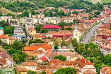 Rupea beautiful view, Braov County in Transylvania, Romania 