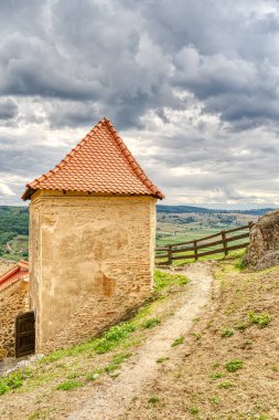 Rupea beautiful view, Braov County in Transylvania, Romania 