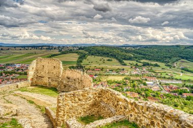 Rupea beautiful view, Braov County in Transylvania, Romania 