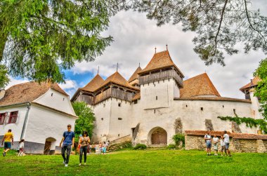 Viscri village, Transylvania, Romania: Beautiful view of the church