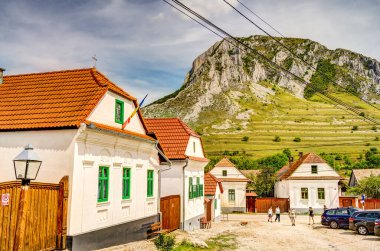 Rimetea or Torock, commune view,  Alba County, Transylvania, Romania