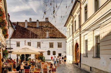 Cluj, Romania - August 2022 : Historical landmarks in summertime