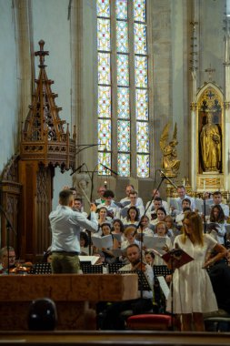 Cluj, Romania - August 2022 : Historical landmarks in summertime