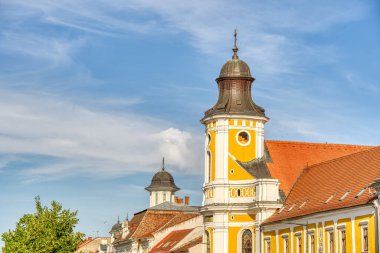 Cluj, Romania - August 2022 : Historical landmarks in summertime