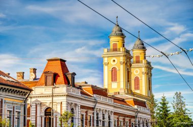 Cluj, Romania - August 2022 : Historical landmarks in summertime