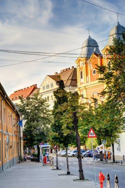 Cluj, Romania - August 2022 : Historical landmarks in summertime