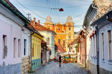 Cluj, Romania - August 2022 : Historical landmarks in summertime