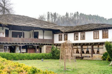 Tryavna, Bulgaria, cityscape view, Balkan range, on the Tryavna river valley, near Gabrovo