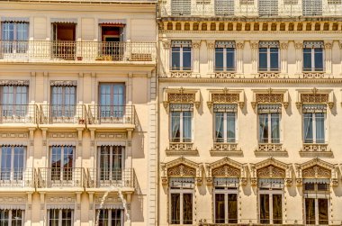 Lyon, France - August 2019 : Historical center in summer time