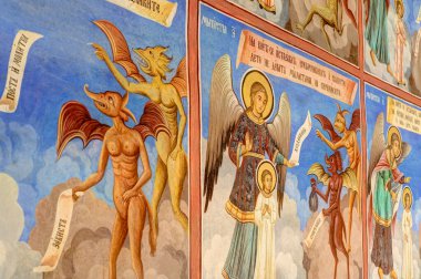 Rila, Bulgaria - April 2021 : Rila Monastery in springtime