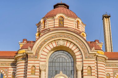 Sofia, Bulgaria - April 2021 : Historical center in sunny weather