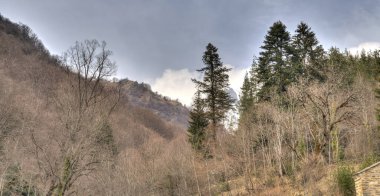 Rila, Bulgaria - April 2021 : Rila Monastery in springtime