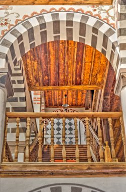Rila, Bulgaria - April 2021 : Rila Monastery in springtime