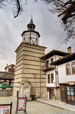 Tryavna, Bulgaria, cityscape view, Balkan range, on the Tryavna river valley, near Gabrovo