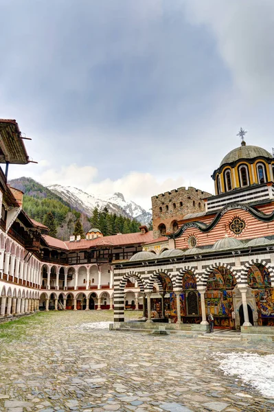 Rila Bulgaria April 2021 Rila Monastery Springtime — Stock Fotó