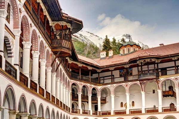 Rila Bulgaria April 2021 Rila Monastery Springtime — Stock Fotó