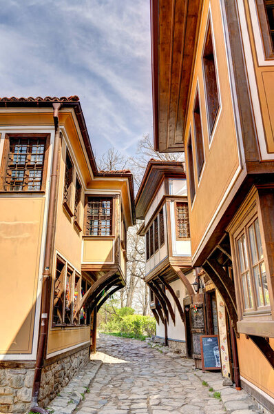 Весна в Пловдиве - древний город, расположенный на семи холмах в южной Болгарии.