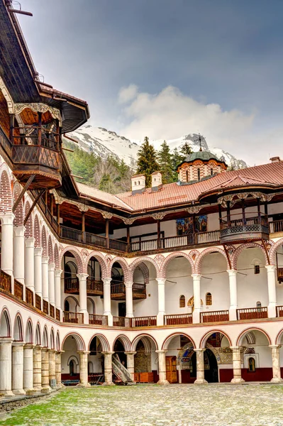 Rila Bulgaria April 2021 Rila Monastery Springtime — Stock Fotó