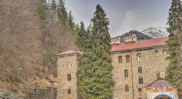 Rila Bulgaria April 2021 Rila Monastery Springtime — Stock Fotó