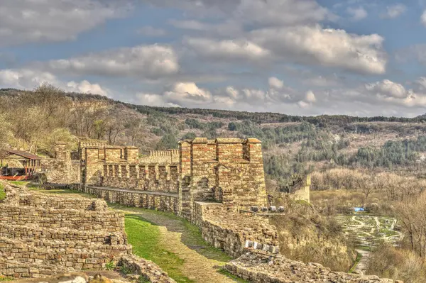 Veliko Tarnovo Bulgaria April 2021 Tsarevets Fortress Springtime — Stock Photo, Image