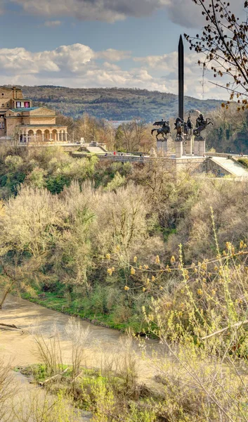 Veliko Tarnovo Bulgaria April 2021 Historical Center Sunny Weather — Stock Photo, Image