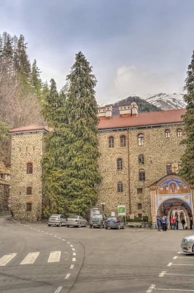 Rila Bulgaria April 2021 Rila Monastery Springtime — Foto de Stock