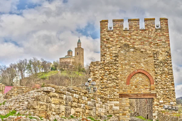 Veliko Tarnovo Bulgaria April 2021 Tsarevets Fortress Springtime — Stock Photo, Image
