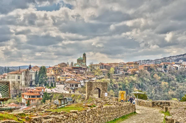 Veliko Tarnovo Bulgaria April 2021 Historical Center Sunny Weather — Stock Photo, Image