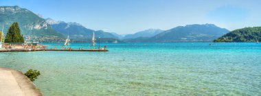 Talloires, France - August 2019 : Annecy Lake 