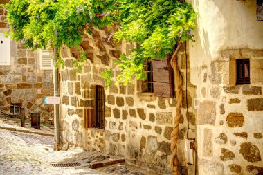 Görünümü, Le Puy-tr-Velay, bir kasaba Haute-Loire, Fransa