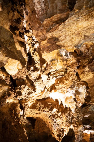 Ochtinska Aragonite Cave Slovakia — стокове фото