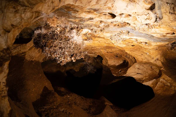 Ochtinska Aragonite Cave Slovakia — Stock Photo, Image