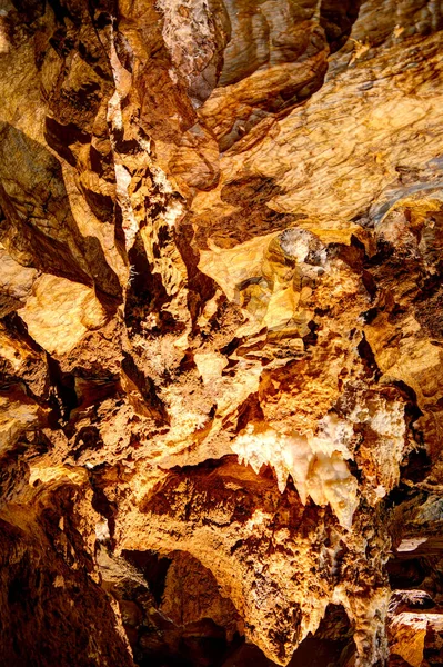 Ochtinska Aragonite Cave Slovakia — Stockfoto