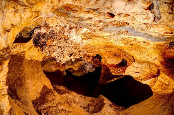 Ochtinska Aragonite Cave Slovakia — Φωτογραφία Αρχείου