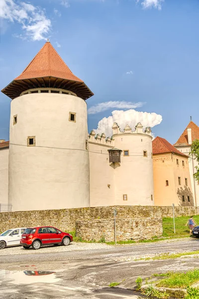 Kezmarok Historical Center View Spi Region Eastern Slovakia Poprad River —  Fotos de Stock