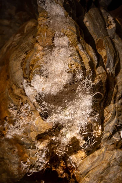 Ochtinska Aragonite Cave Slovakia — Stockfoto