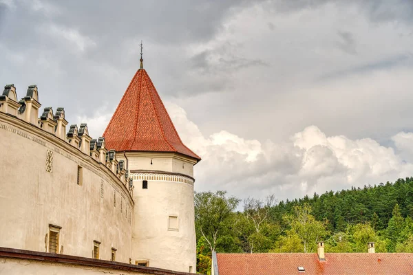 Kezmarok Historical Center View Spi Region Eastern Slovakia Poprad River —  Fotos de Stock