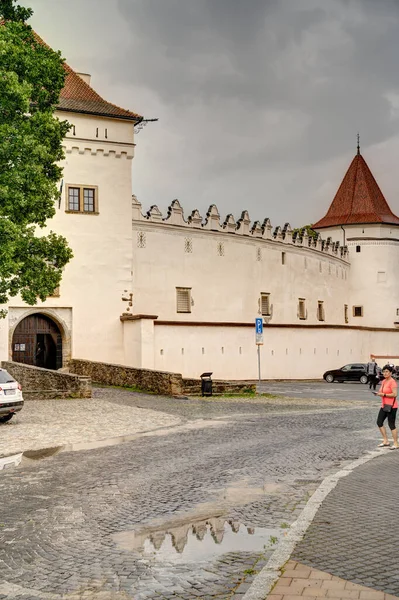 Kezmarok Historical Center View Spi Region Eastern Slovakia Poprad River — Zdjęcie stockowe