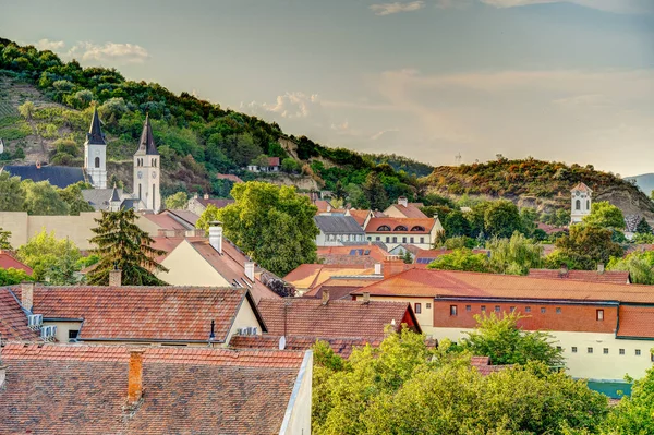 View Old Town Tokaj Hungary — Foto Stock