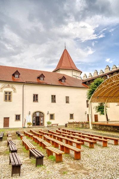 Kezmarok Historical Center View Spi Region Eastern Slovakia Poprad River —  Fotos de Stock