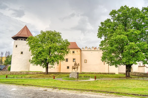 Kezmarok Historical Center View Spi Region Eastern Slovakia Poprad River — стоковое фото