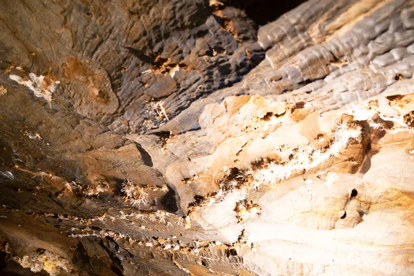 Ochtinska Aragonite Cave Slovakia — стокове фото