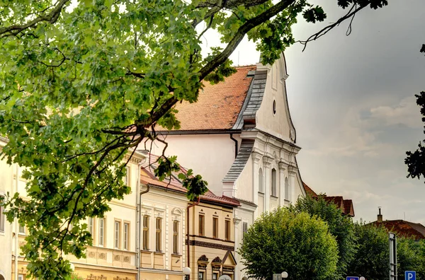 Kezmarok Historical Center View Spi Region Eastern Slovakia Poprad River — Stock Photo, Image