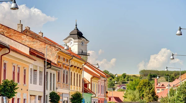 Slumpnummer Slott Sett Från Stan Spisske Podhradie Slovakien — Stockfoto