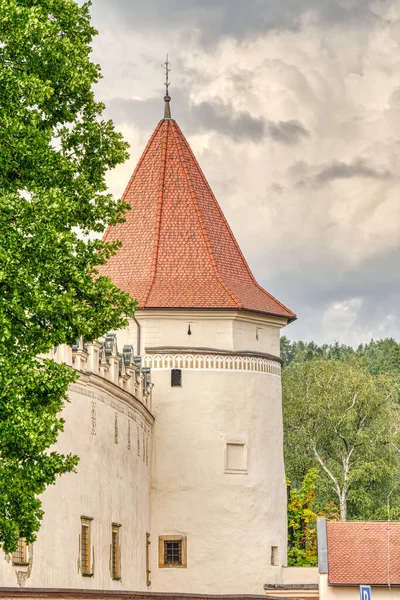 Kezmarok Historical Center View Spi Region Eastern Slovakia Poprad River —  Fotos de Stock